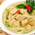 Easy Chicken, Mushroom and Snow Pea Thai Curry