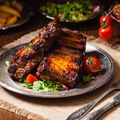 Sticky Spanish Pork Ribs