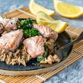 Salmon and Preserved Lemon Pilaf