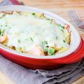 Salmon and Leek Penne Bake