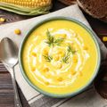 Corn and Lemongrass Chilled Soup