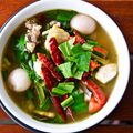 Thai Hot and Sour Chicken Soup