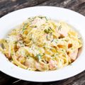 Lemon, Smoked Salmon and Dill Tagliatelle