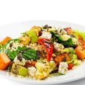 Roast Vegetable and Feta Salad