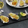 Grilled Oysters with Parmesan and Pét Nat