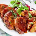 Baked Pork Chops with Sticky Glaze