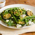 Griddled Asparagus, Feta and Olive Salad