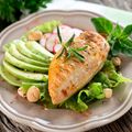 Roast Chicken Breasts with Avocado