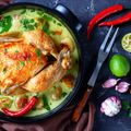 Pot-Roast Chilli and Coconut Chicken