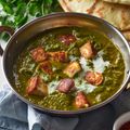 Crispy Paneer, Spinach and Coconut Curry