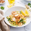 Zucchini and Prawn Linguine