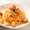 Scallop and Capsicum Spaghetti