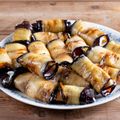 Halloumi and Aubergine ‘Pigs in Blankets’