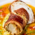 Ham-Wrapped Hake with Curried Potatoes