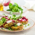 Crab and Beetroot Cakes