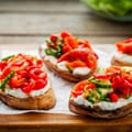 Roast Capsicum Bruschetta