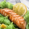 Warm Salmon Salad with Lemon and Herb Dressing