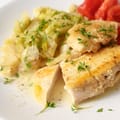 Chicken with Leek Vinaigrette