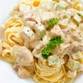 Classic Creamy Chicken Tagliatelle