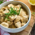 Creamy Chicken in White Wine Sauce