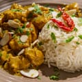 Chicken and Almond Korma