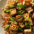 Tofu with Veggie Fried Rice