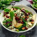 Goat’s Cheese, Pear and Bacon Salad