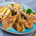 Lamb Cutlets with Smoky Eggplant