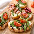 Goat’s Cheese and Roast Garlic Bruschetta