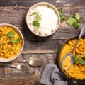 Coconut Curry with Courgette and Chickpeas