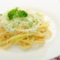 Linguine with Cottage Cheese