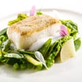 Cod Fillets with Asparagus Salad