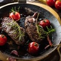 Sizzling Steaks with Olive Butter