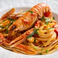 Harissa Prawn Linguine