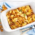 Mushroom and Potato Traybake