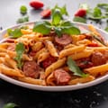 Roast Red Capsicum and Chorizo Penne