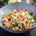 Tabbouleh with Halloumi