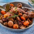 Chicken, Bacon and Red Wine Casserole