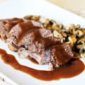 Bavette Steaks with Mushrooms