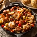 Prawn and Green Capsicum Jambalaya