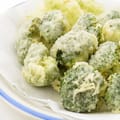 Broccoli Tempura with Tahini Dipping Sauce