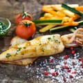 Griddled Squid with Quick-Pickled Fennel