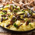 Miso Mushrooms and Sweet Potato Mash