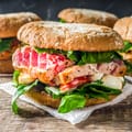 Tuna and Avocado Burgers