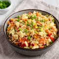 Cauliflower and Cheese Rice Pot