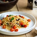 Caper and Cherry Tomato Linguine