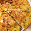 Cheese and Leek Spanish Tortilla