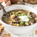 Hearty Mushroom and Pearl Barley Soup