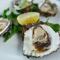 Oysters with Horseradish Dressing