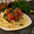 Turkey Mince Meatballs in Fennel and Tomato Sauce